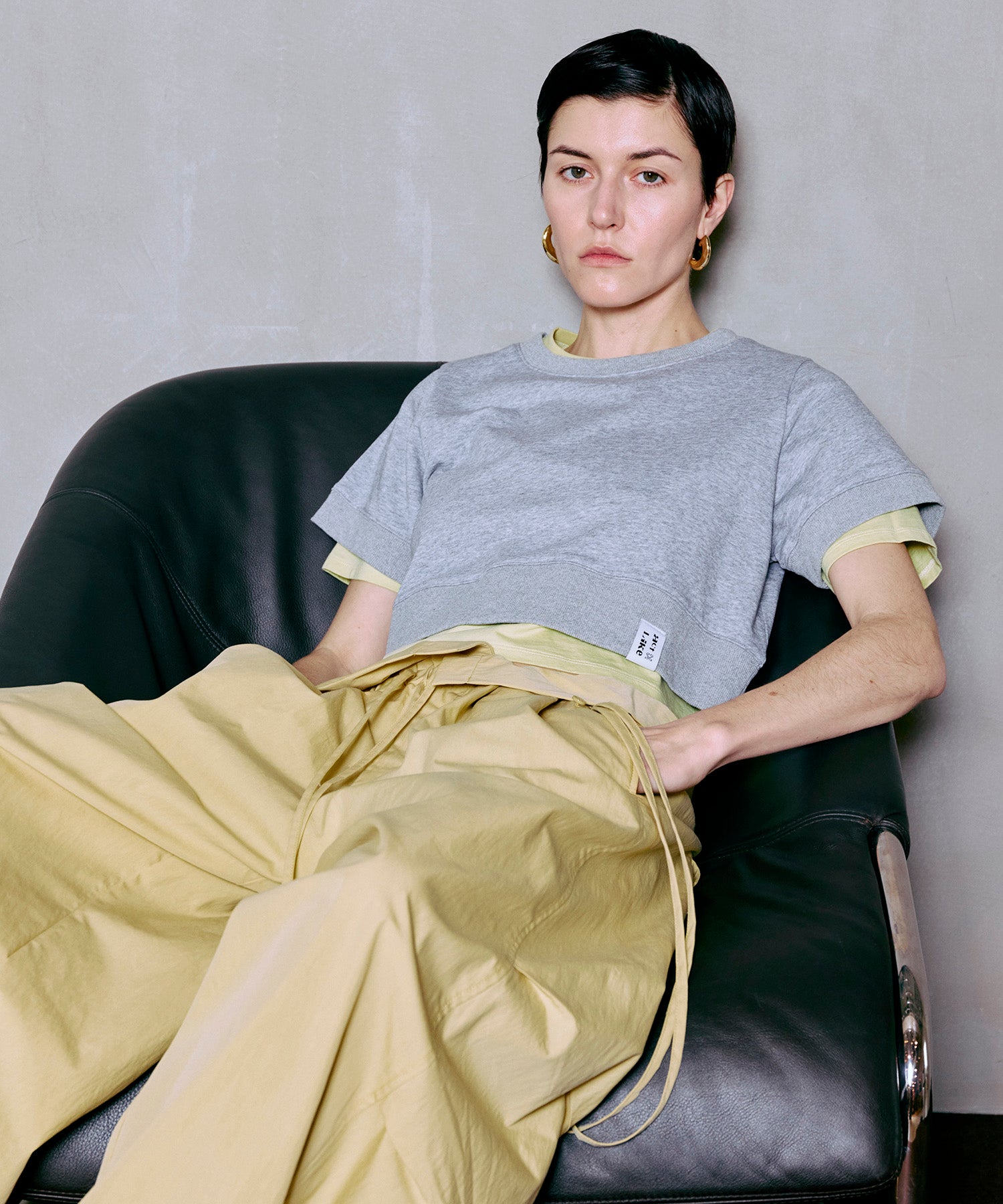 French Terry Layered Set T-Shirt