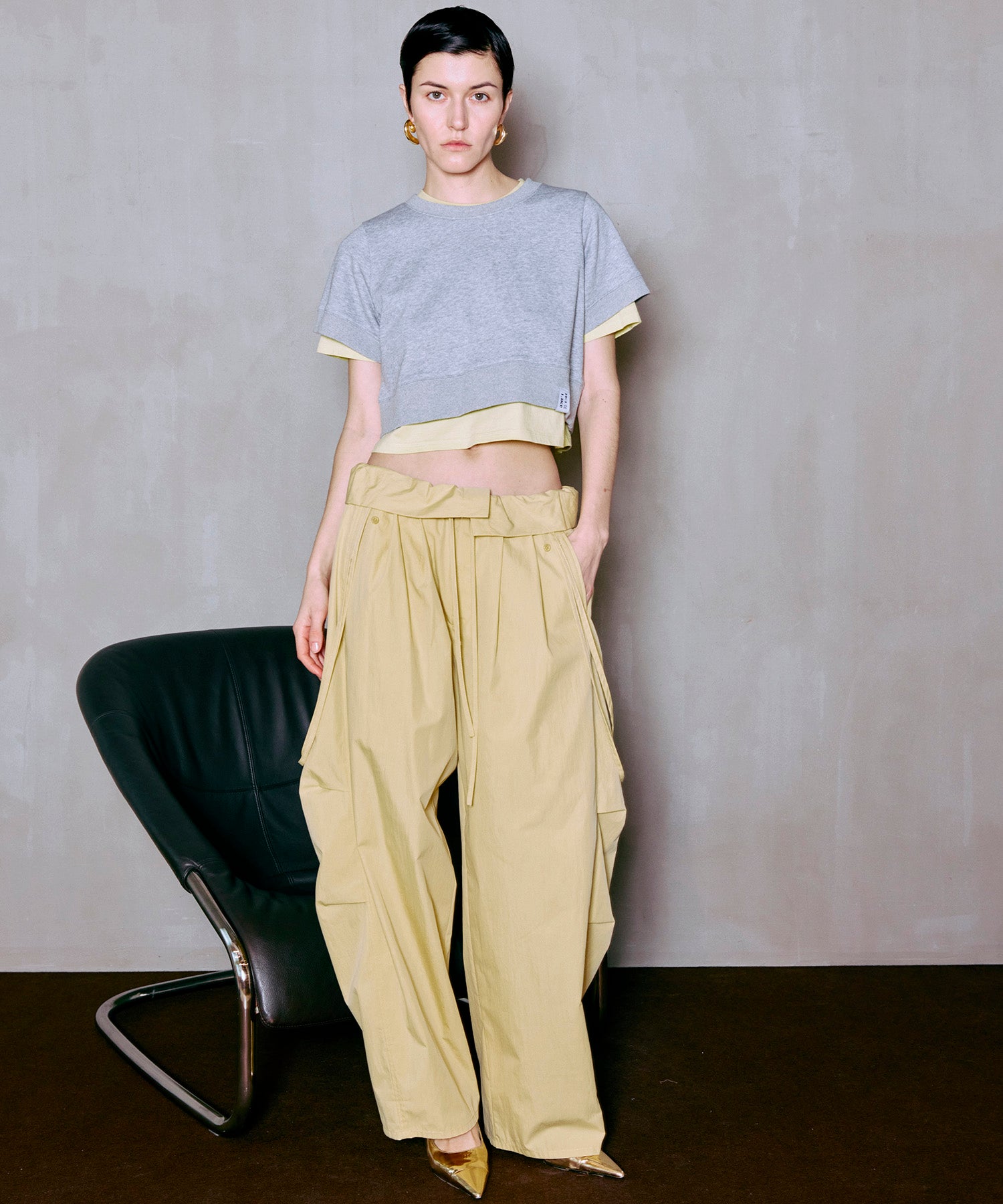 French Terry Layered Set T-Shirt