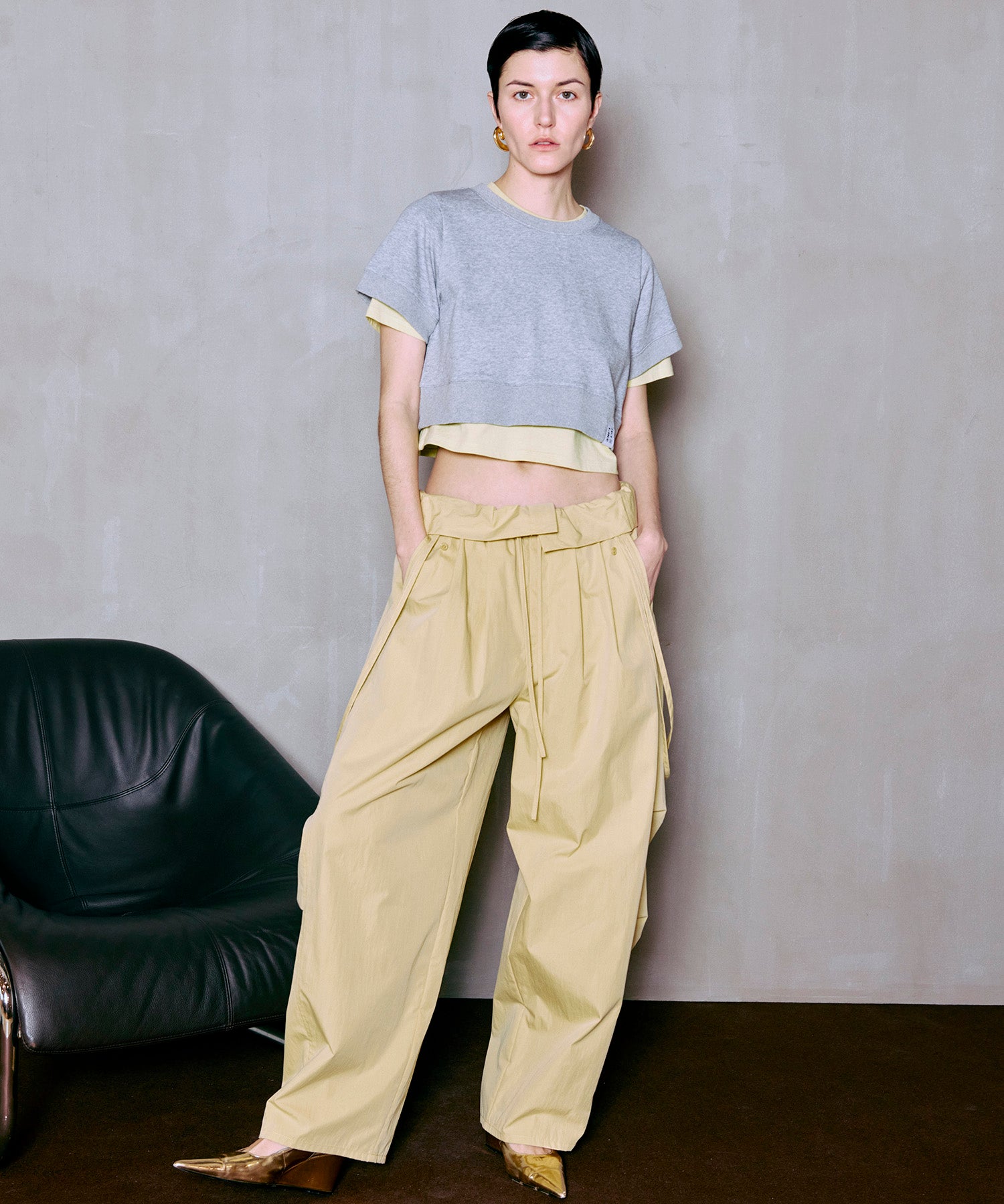 French Terry Layered Set T-Shirt