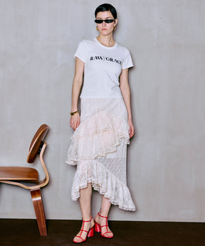 Lace Tiered Skirt