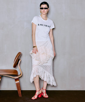 Lace Tiered Skirt