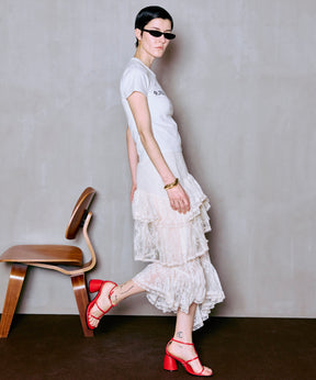 Lace Tiered Skirt