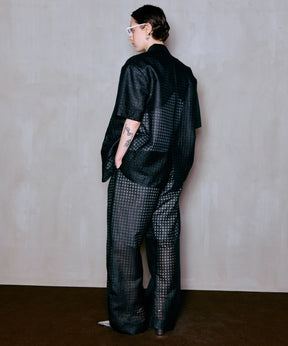 【2026Summer PRE-ORDER】Sheer Check Easy Pants