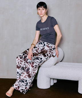 【PRE-ORDER】Wrap Satin Lace Pants
