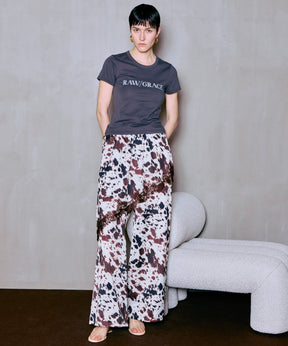 【PRE-ORDER】Wrap Satin Lace Pants