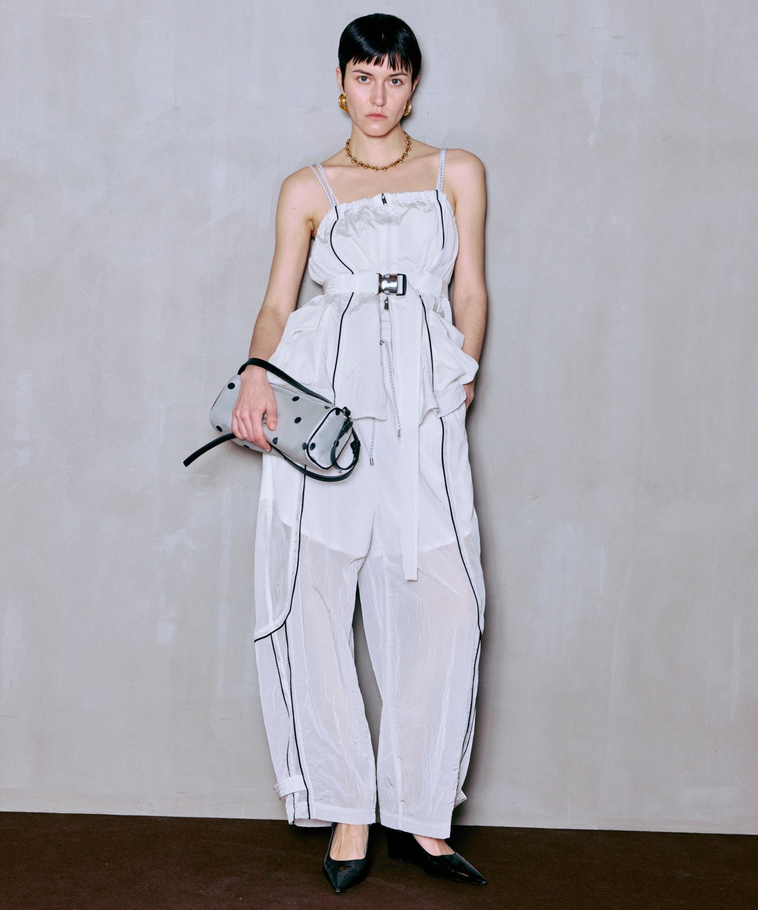 [2026Summer PRE-ORDER]Mesh Sporty Balloon Pants