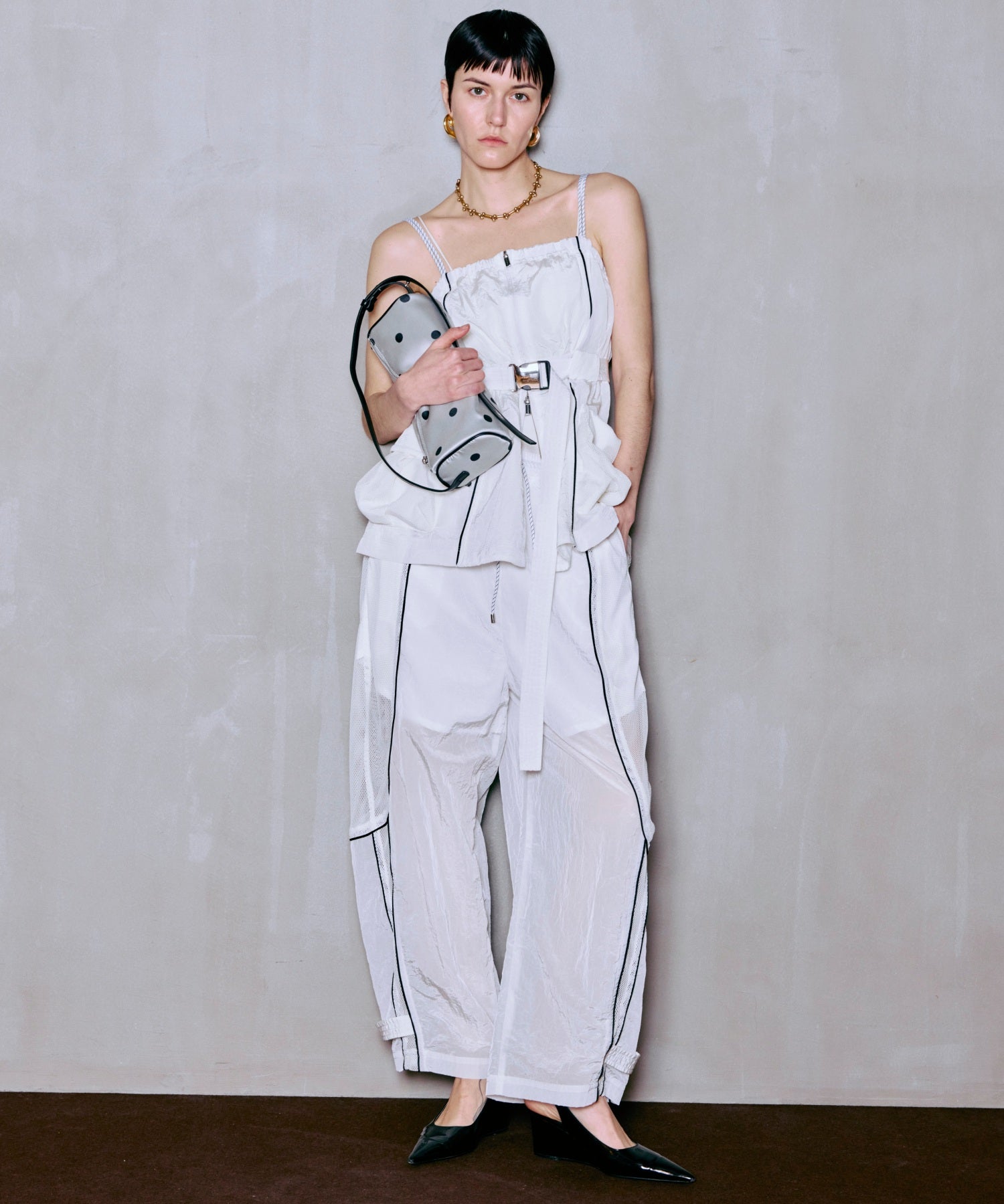 [2026Summer PRE-ORDER]Mesh Sporty Balloon Pants