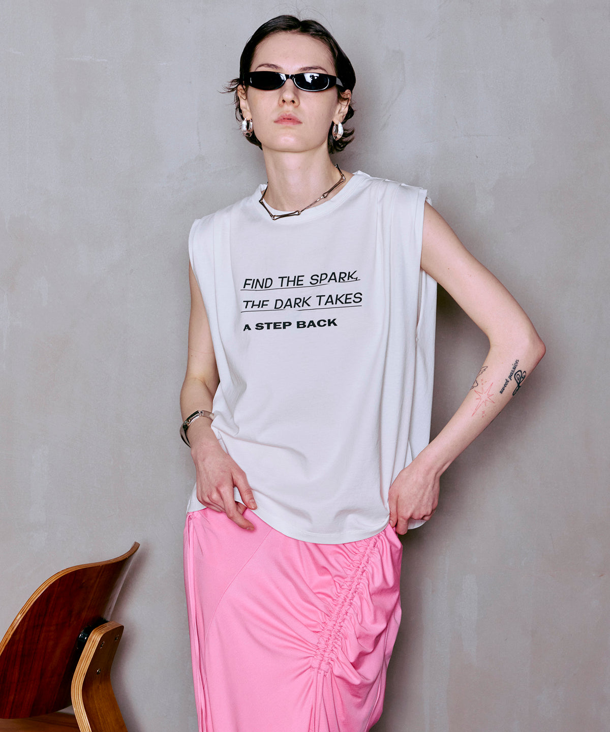 Tuck Print Top