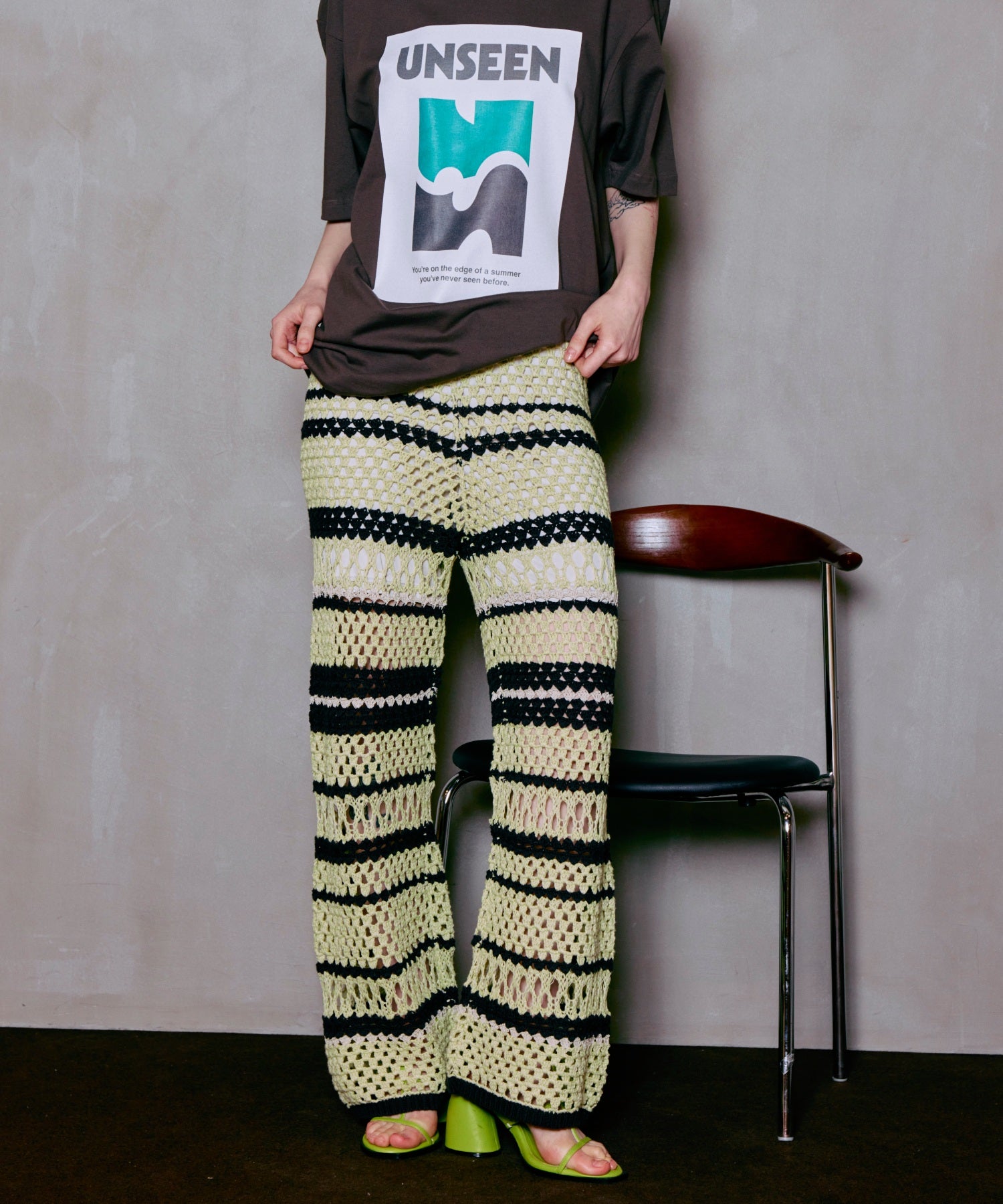 【2026Summer PRE-ORDER】Multi Border Crochet Pants