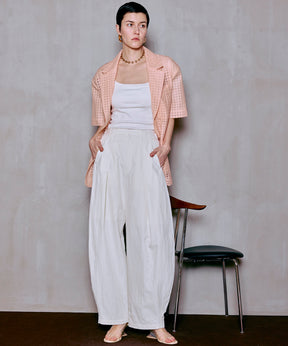 Tuck Cocoon Color Pants