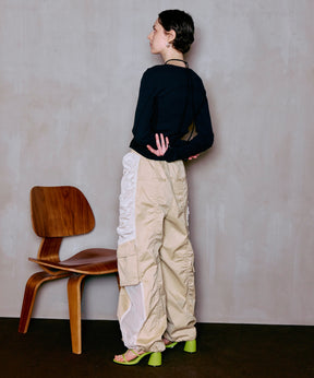 Bicolor Cargo Pants