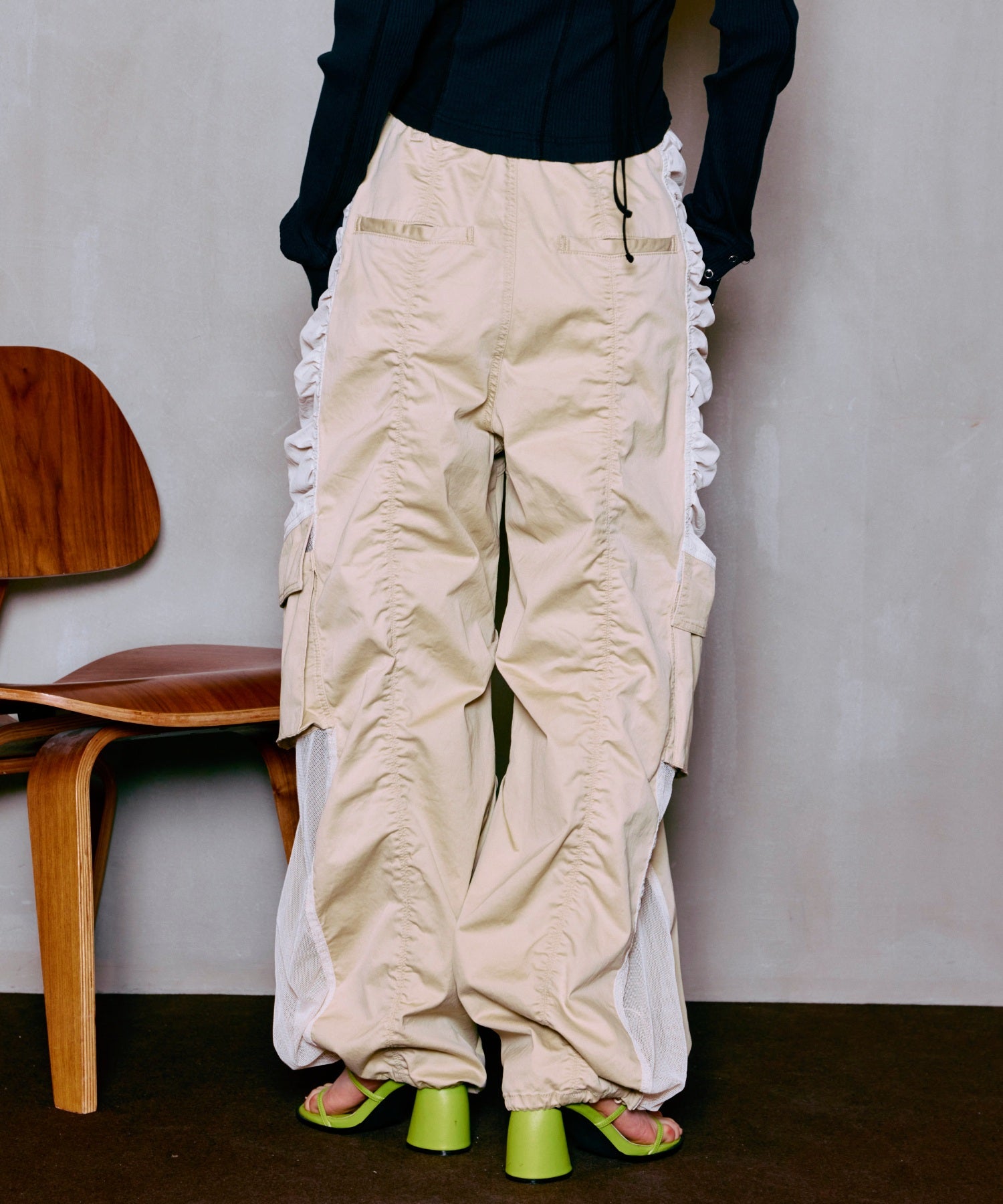 Bicolor Cargo Pants