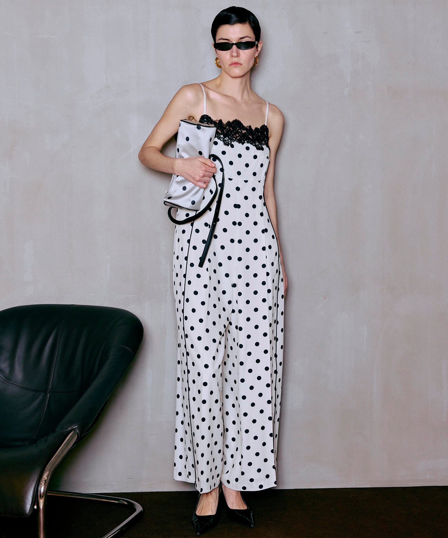 Lace Dot Jumpsuit