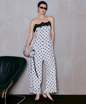 Lace Dot Jumpsuit