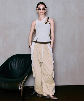 Bicolor Cargo Pants