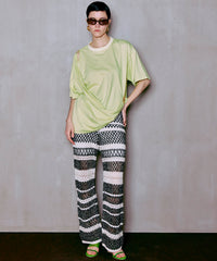 【SALE】Multi Border Crochet Pants
