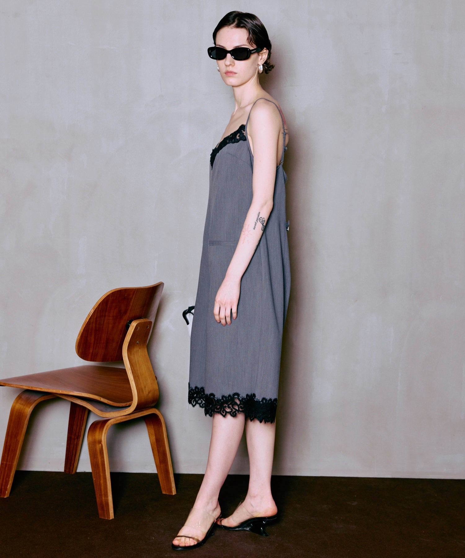 【2026Summer PRE-ORDER】Lace Trim Short Jumpsuit