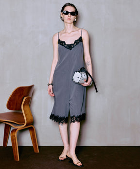 【2026Summer PRE-ORDER】Lace Trim Short Jumpsuit
