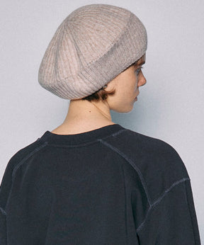 GANNI Structured Rib Beret ベレー帽-