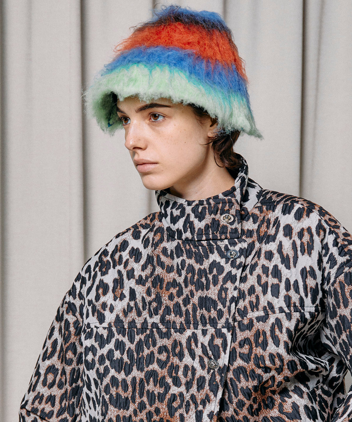 [Sale] Multi Border Knit Hat