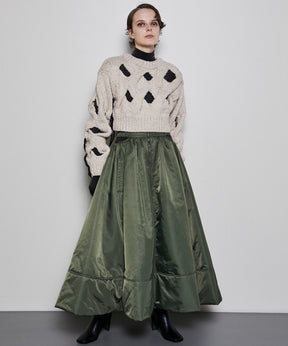 2way Puffer Flare Skirt