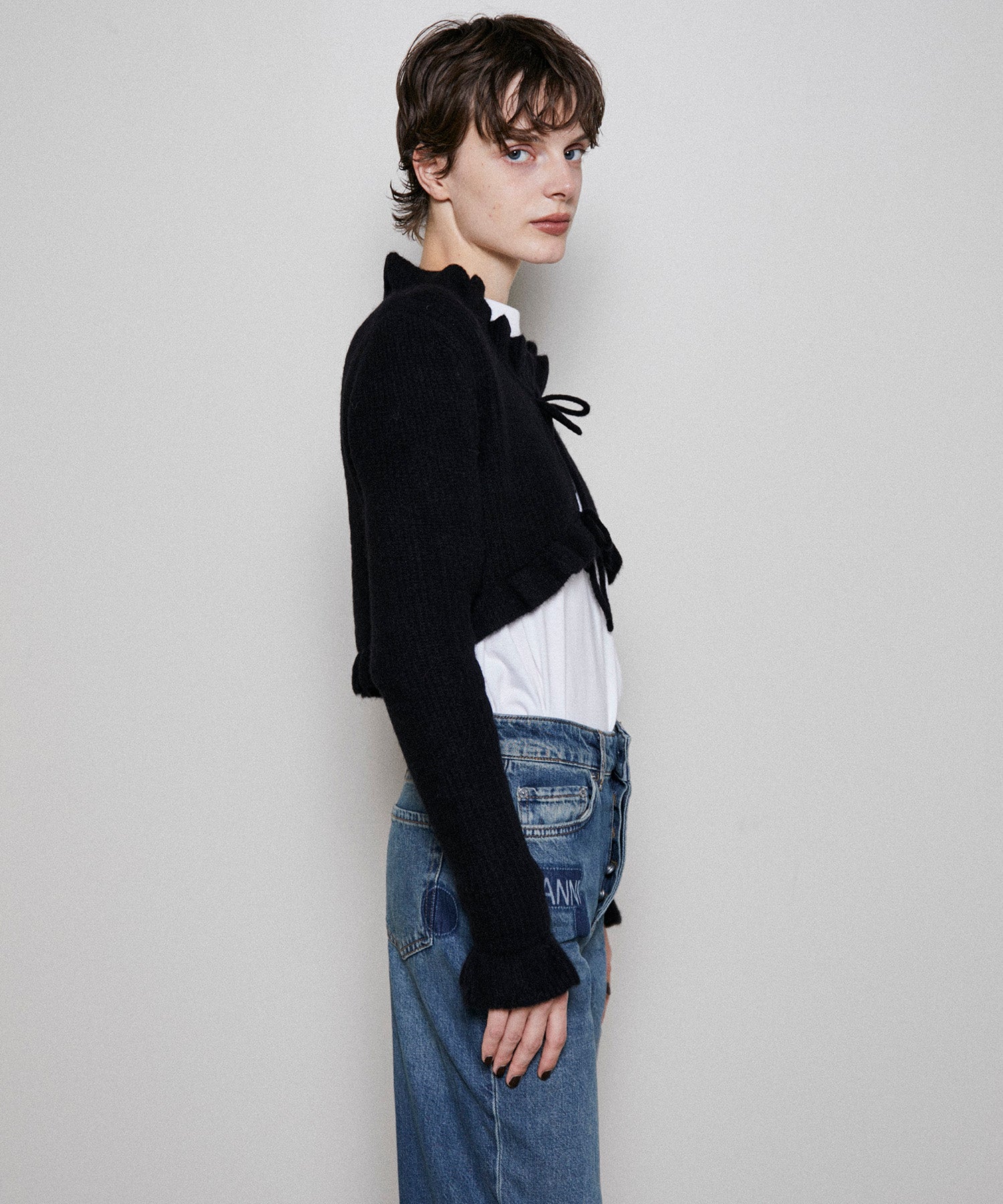 GANNI】Soft Wool Bolero