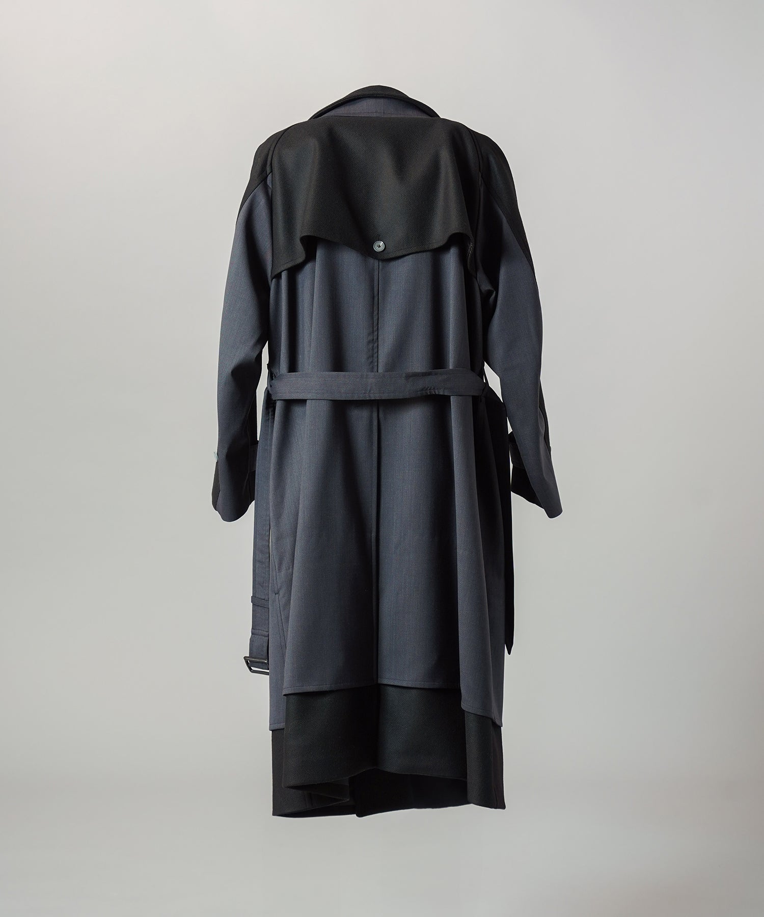 [26AW PRE-ORDER] Sheep leather melton combination prime over half coat