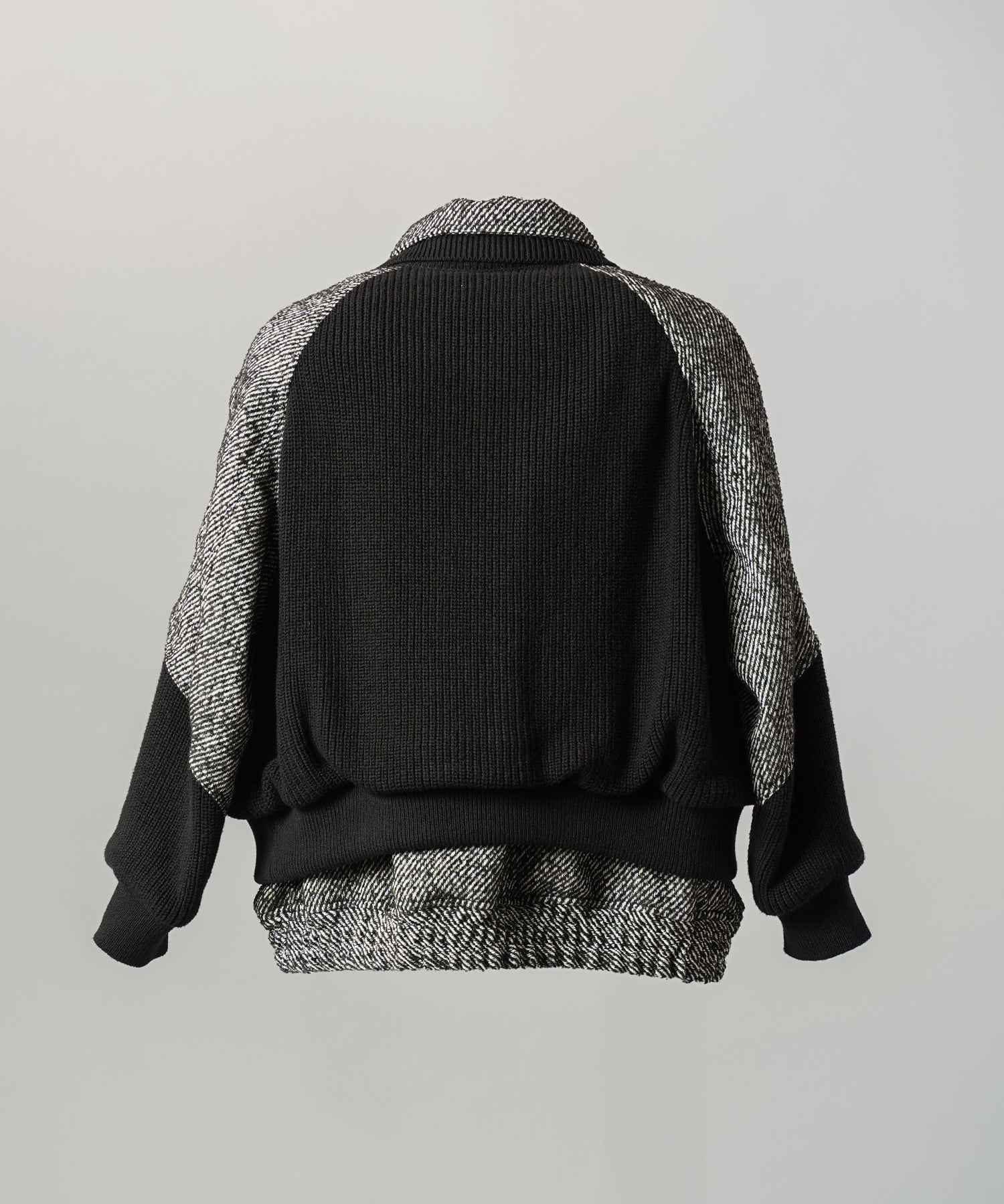 【26AW PRE-ORDER】ニットレイヤリングプライムオーバーツイードブルゾン