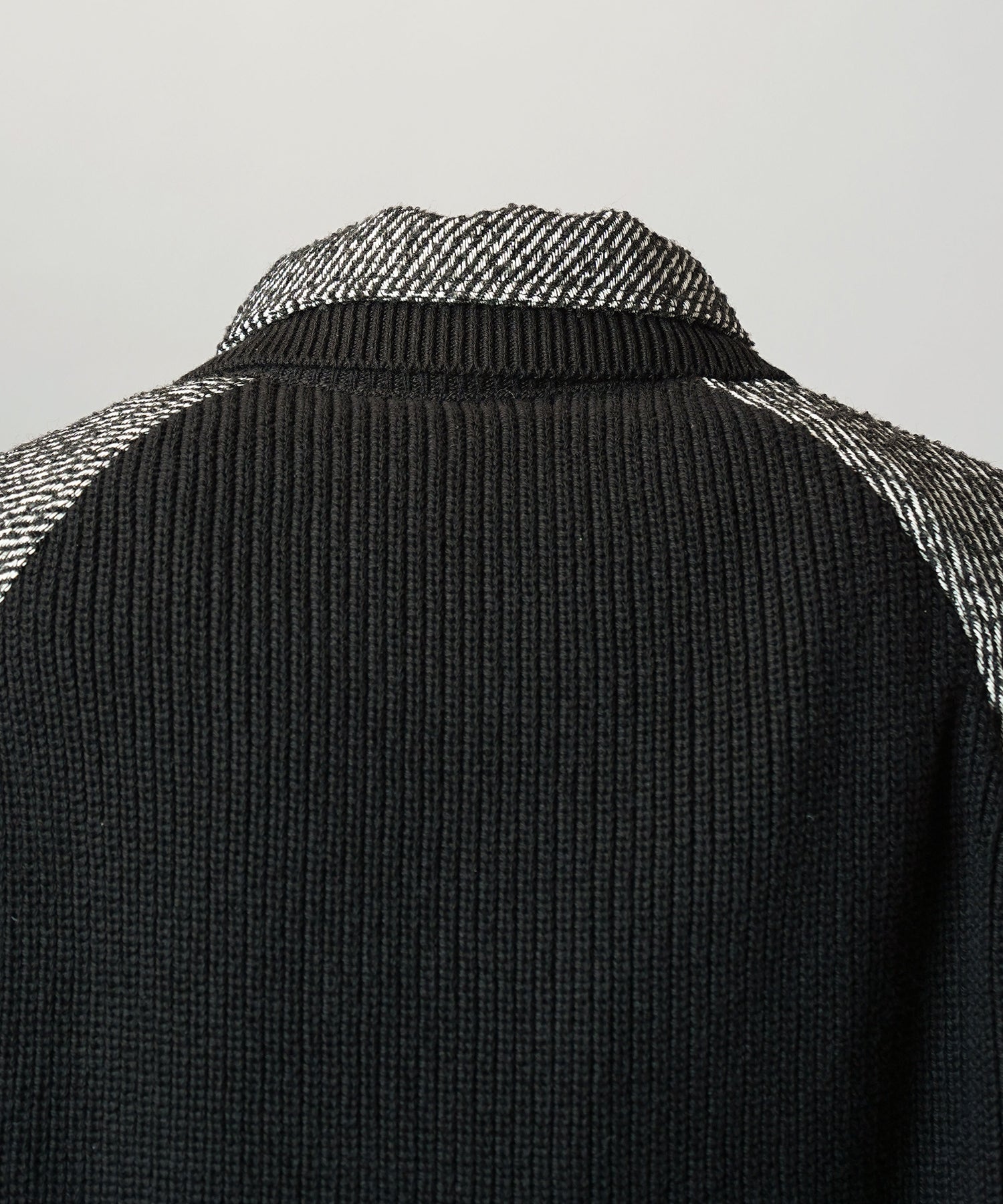 【26AW PRE-ORDER】ニットレイヤリングプライムオーバーツイードブルゾン