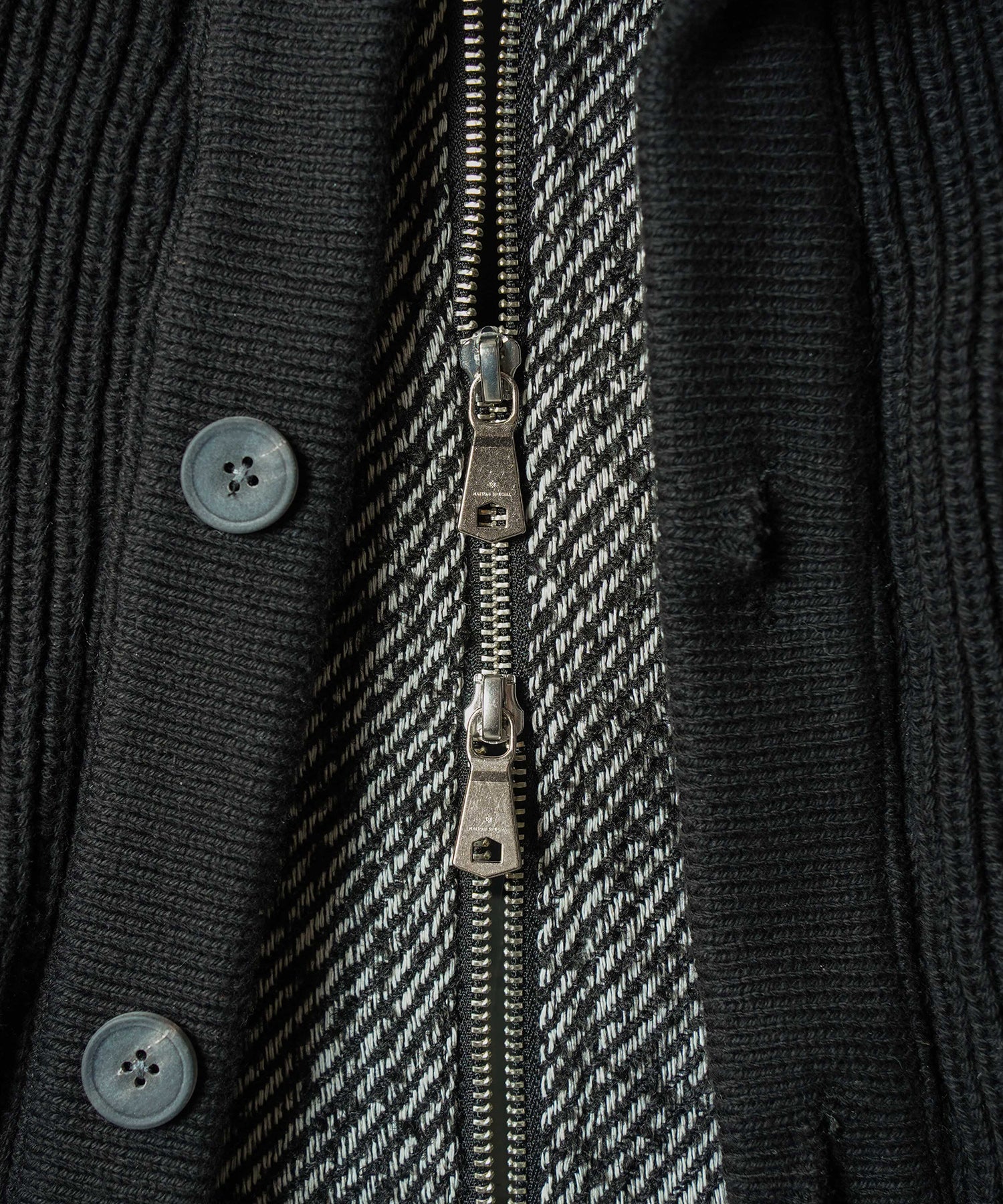 【26AW PRE-ORDER】ニットレイヤリングプライムオーバーツイードブルゾン