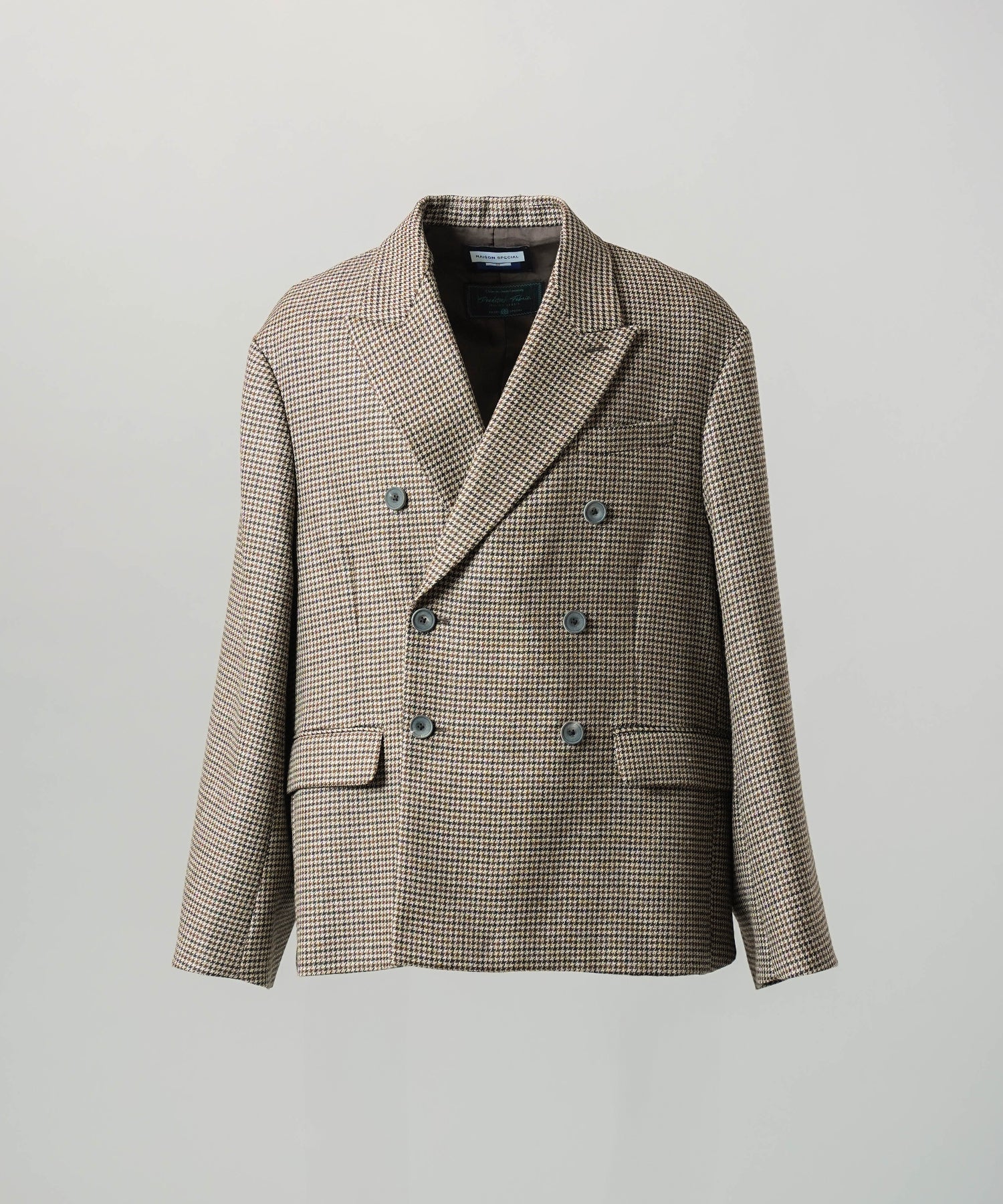 [Italian Dead Stock Fabric] Prime-Over Regular Collar Long Sleeve Shirt