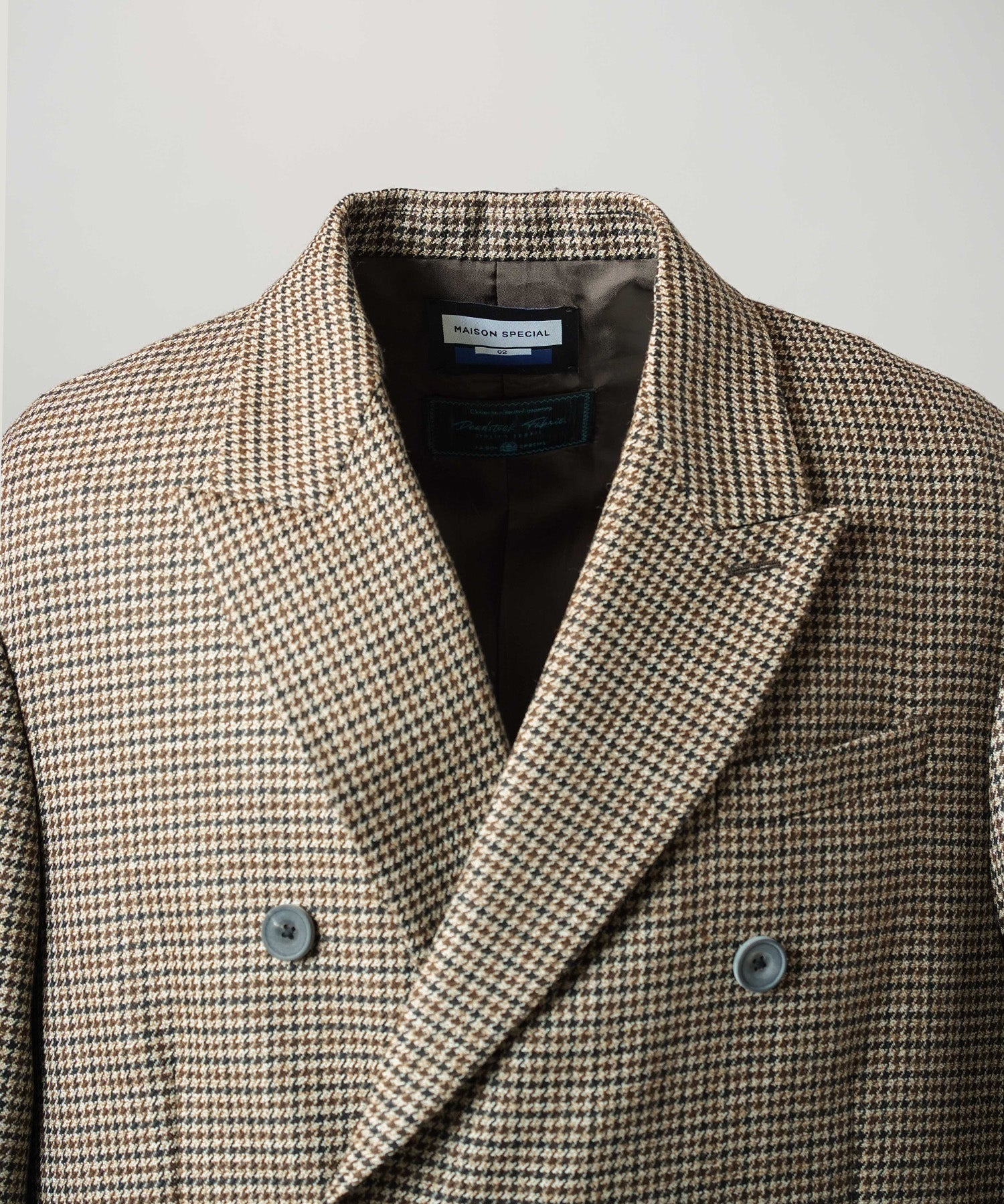[Italian Dead Stock Fabric] Prime-Over Regular Collar Long Sleeve Shirt