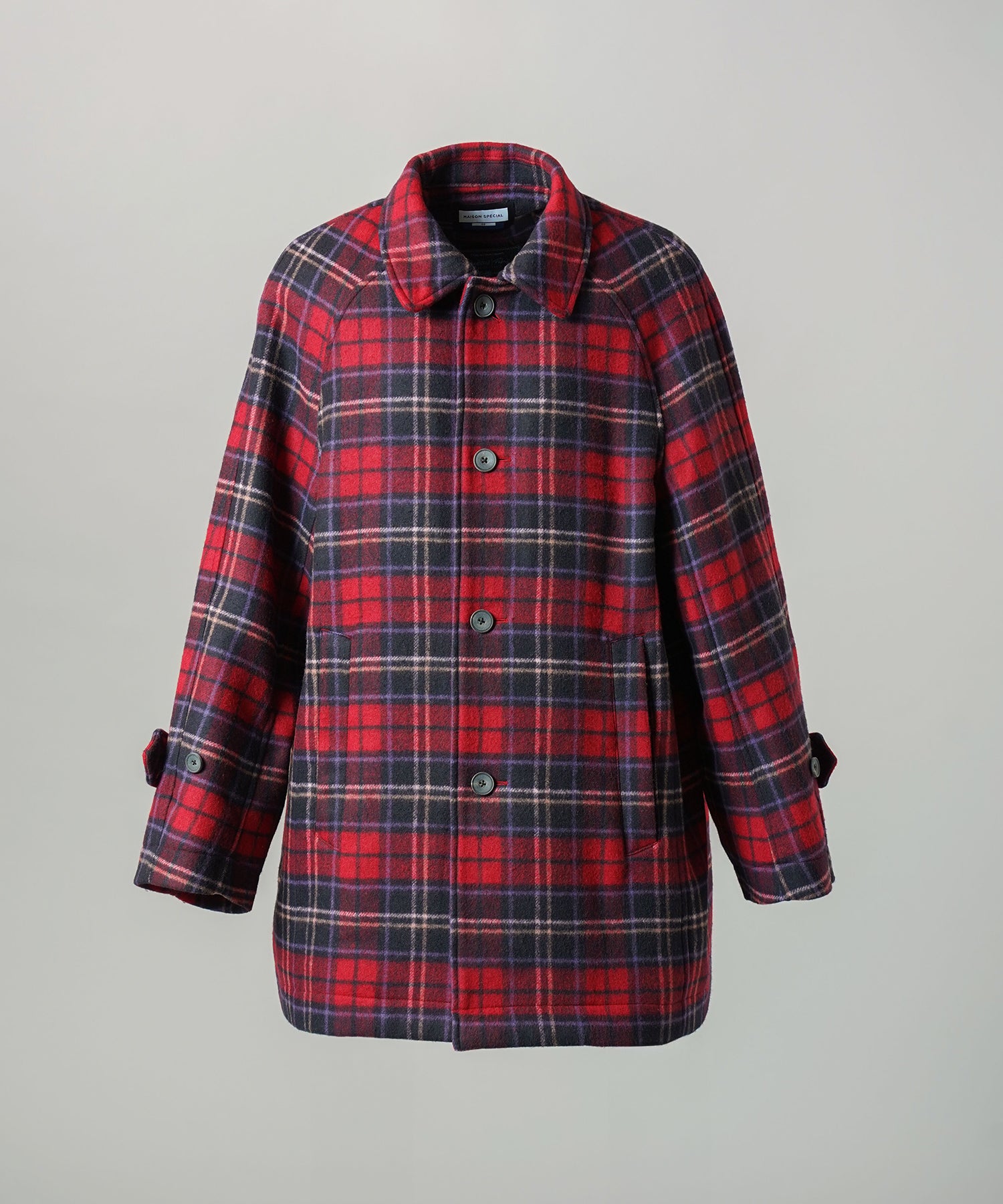 【26AW PRE-ORDER】【イタリアンデッドストックファブリック】プライムオーバーラグランスリーブハーフコート