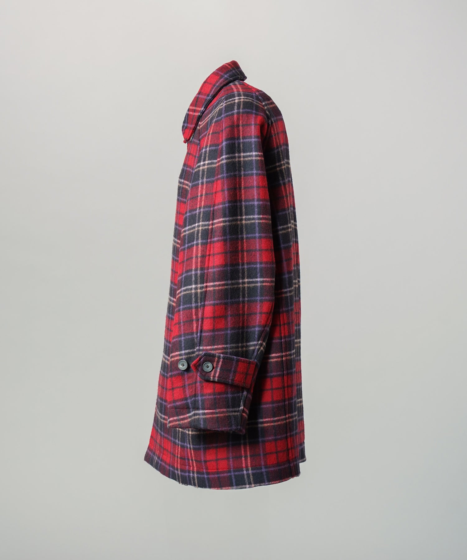 【26AW PRE-ORDER】【イタリアンデッドストックファブリック】プライムオーバーラグランスリーブハーフコート