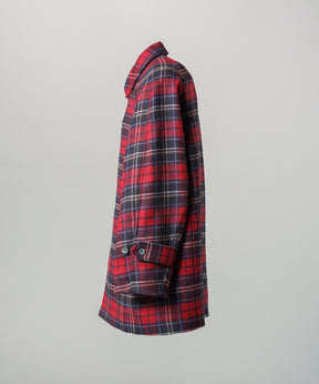 【26AW PRE-ORDER】【イタリアンデッドストックファブリック】プライムオーバーラグランスリーブハーフコート