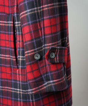 【26AW PRE-ORDER】【イタリアンデッドストックファブリック】プライムオーバーラグランスリーブハーフコート