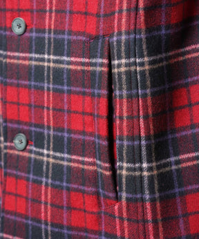 【26AW PRE-ORDER】【イタリアンデッドストックファブリック】プライムオーバーラグランスリーブハーフコート