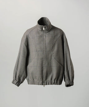 【26AW PRE-ORDER】【イタリアンデッドストックファブリック】プライムオーバーカーブ切り替えスタンドブルゾン