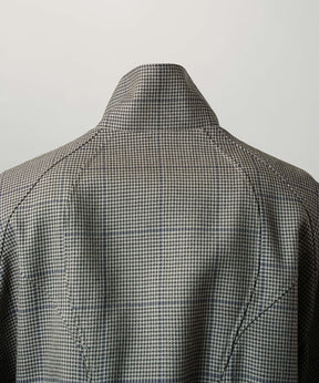 【26AW PRE-ORDER】【イタリアンデッドストックファブリック】プライムオーバーカーブ切り替えスタンドブルゾン