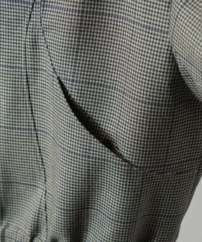 【26AW PRE-ORDER】【イタリアンデッドストックファブリック】プライムオーバーカーブ切り替えスタンドブルゾン