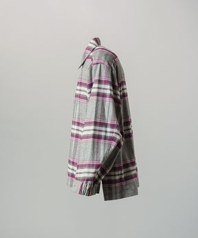 [26AW PRE-ORDER] [Italian dead stock fabric] Prime over regular collar shirt coat