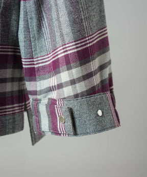 [26AW PRE-ORDER] [Italian dead stock fabric] Prime over regular collar shirt coat