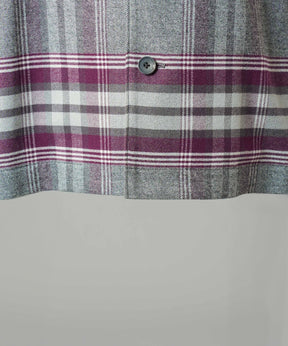 [26AW PRE-ORDER] [Italian dead stock fabric] Prime over regular collar shirt coat