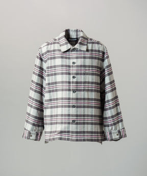 [26AW PRE-ORDER] [Italian dead stock fabric] Prime over regular collar shirt coat