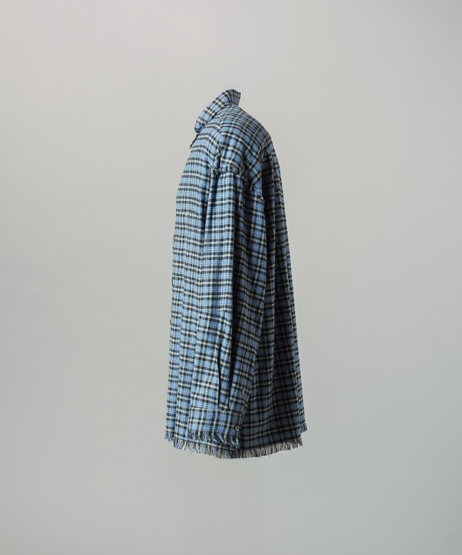[Italian Dead Stock Fabric] Prime-Over Regular Collar Long Sleeve Shirt