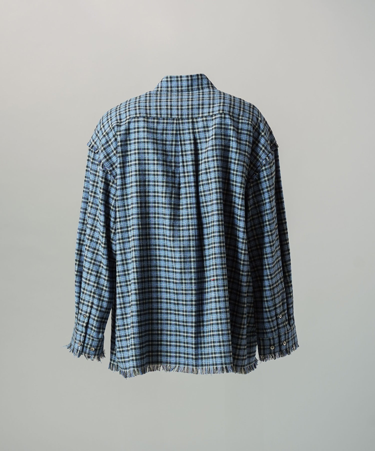 [Italian Dead Stock Fabric] Prime-Over Regular Collar Long Sleeve Shirt