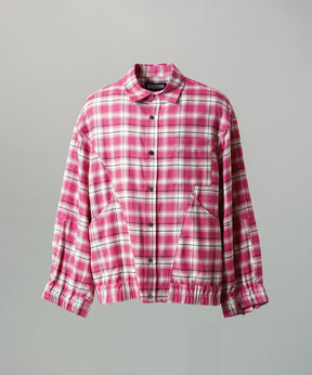 [Italian Dead Stock Fabric] Prime-Over Regular Collar Long Sleeve Shirt