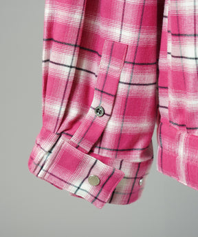 [Italian Dead Stock Fabric] Prime-Over Regular Collar Long Sleeve Shirt