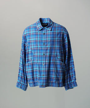 [Italian Dead Stock Fabric] Prime-Over Regular Collar Long Sleeve Shirt