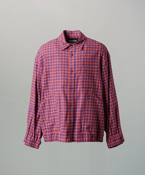 [Italian Dead Stock Fabric] Prime-Over Regular Collar Long Sleeve Shirt